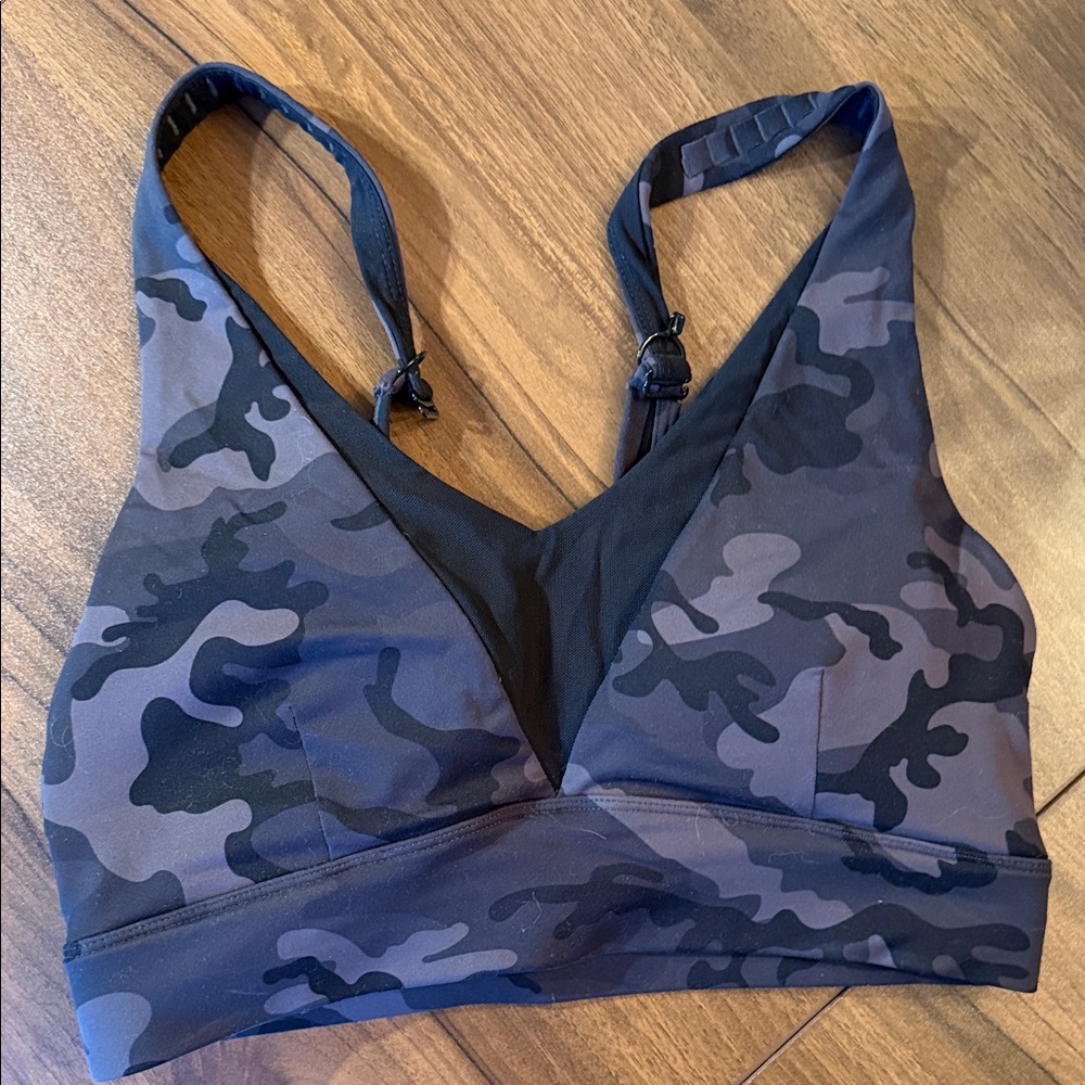 Zyia Black Camo Sports Bra